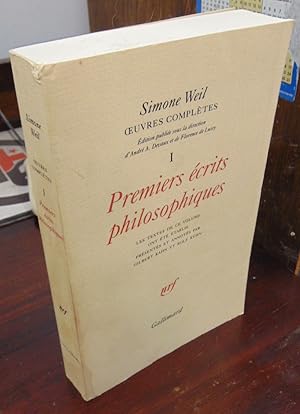 Seller image for Premiers ecrits philosophiques (Oeuvres completes I) for sale by Atlantic Bookshop