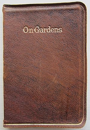 Bild des Verkufers fr On Gardens. Two Essays by . zum Verkauf von K Books Ltd ABA ILAB