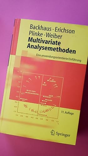 Imagen del vendedor de MULTIVARIATE ANALYSEMETHODEN. eine anwendungsorientierte Einfhrung ; mit 6 Tabellen a la venta por Butterfly Books GmbH & Co. KG