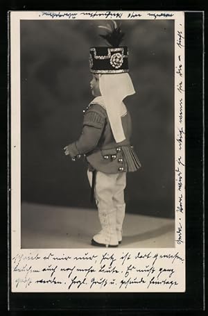 Ansichtskarte Puppe in orientalischer Uniform