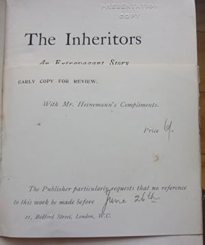 THE INHERITORS. An Extravagant Story