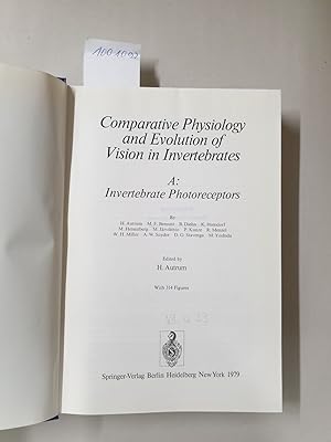 Seller image for Handbook Of Sensory Physiology : Volume VII/2A : Comparative Physiology And Evolution Of Vision In Invertebrates : A: Invertebrate Photoreceptors : (Text Englisch) : for sale by Versand-Antiquariat Konrad von Agris e.K.