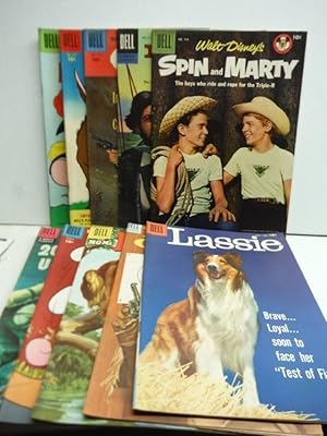 Lot of 10 Dell Comic books from 1950s