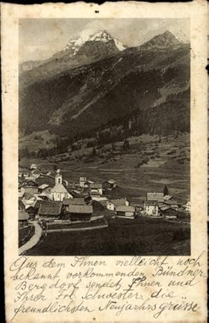 Ansichtskarte / Postkarte Breil Brigels Kanton Graubünden, Teilansicht