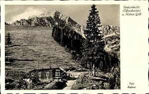 Ansichtskarte / Postkarte Berchtesgaden in Oberbayern, Enzianhütte und Hoher Göll