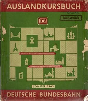 Auslandskursbuch Sommer 1963. 26.5.1963 - 28.9.1963.
