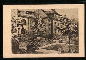 Bild des Verkufers fr Ansichtskarte Berlin-Charlottenburg, Altersheim Puls-Stift zum Verkauf von Bartko-Reher