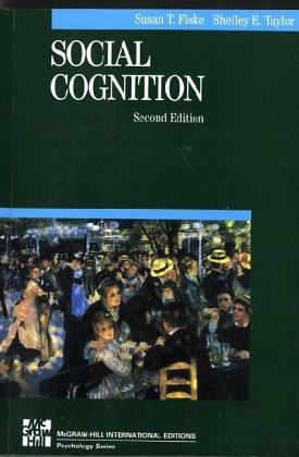 Image du vendeur pour Social Cognition (McGraw-Hill Series in Social Psychology) mis en vente par WeBuyBooks