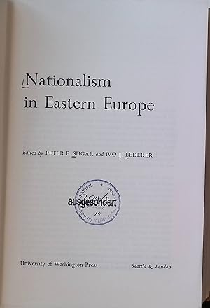 Bild des Verkufers fr Nationalism in Eastern Europe Far Eastern and Russian Institute Publications on Russia and Eastern Europe, n. 1 zum Verkauf von books4less (Versandantiquariat Petra Gros GmbH & Co. KG)