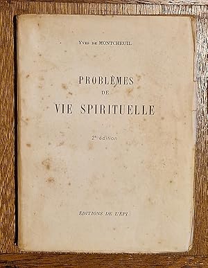 Seller image for Problmes de vie spirituelle. Deuxime dition. for sale by Librairie Pierre BRUNET