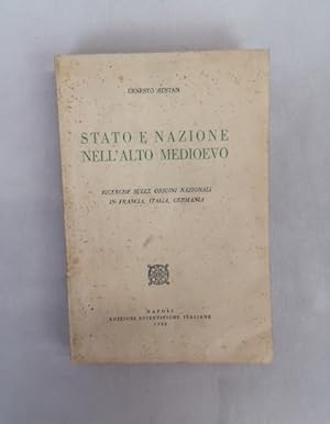 Bild des Verkufers fr Stato e Nazione nell` alto Medioevo. Ricerche sulle origini Nazionali in Francia, Italia, Germania. Biblioteca Storica. zum Verkauf von Antiquariat Bler