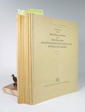 Seller image for Stadt und Tempel von Elephantine (Erster; Zweiter; Dritter; Vierter; Fnfter; Sechster; Siebter Grabungsbericht). [AND:] Stadt und Tempel von Elephantine 17./18. (Mitteilungen des Deutschen Archologischen Instituts, Abteilung Kairo). [EIGHT VOLUMES]. for sale by Librarium of The Hague