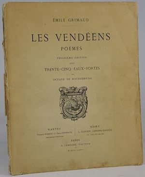 Seller image for Les Vendens. Pomes. Troisime dition avec trente-cinq eaux-fortes par Octave Rochebrune. for sale by Librairie Ancienne Richard (SLAM-ILAB)