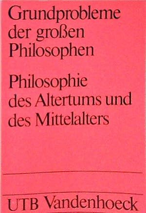 Bild des Verkufers fr Philosophie des Altertums und des Mittelalters. Sokrates, Platon, Aristoteles, Augustinus, Thomas von Aquin, Nikolaus von Kues Sokrates, Platon, Aristoteles, Augustinus, Thomas von Aquin, Nikolaus von Kues zum Verkauf von Berliner Bchertisch eG