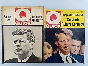 Konvolut 2 Hefte: QUICK: Nr. 25 Juni 1968; Nr. 48a November 1963