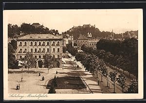 Bild des Verkufers fr Ansichtskarte Salzburg, Mirabellplatz im Sonnenschein zum Verkauf von Bartko-Reher