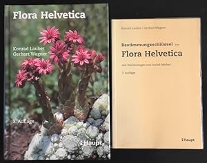 Seller image for Flora Helvetica - Flora der Schweiz - Flore de la Suisse - Flora della Svizzera und Bestimmungsschlssel zur Flora Helvetica, mit Zeichnungen von Andr Michel (2 Bde.). for sale by Antiquariat Im Seefeld / Ernst Jetzer