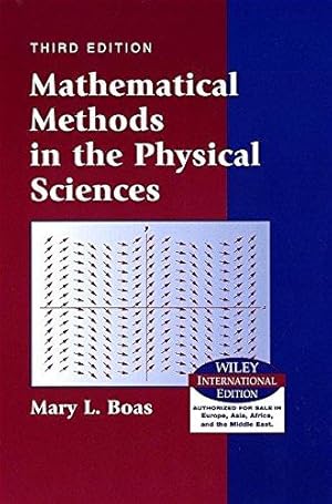 Imagen del vendedor de WIE Mathematical Methods in the Physical Sciences a la venta por WeBuyBooks