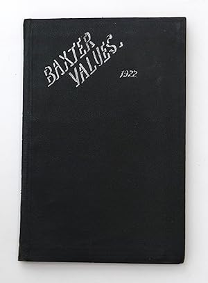 Baxter Le Blond Baxter Baxter Process Print Values for 1922