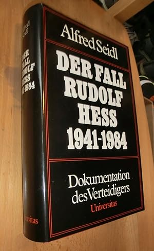 Bild des Verkufers fr Der Fall Rudolf Hess 1941- 1984 zum Verkauf von Dipl.-Inform. Gerd Suelmann