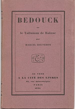 Bedouck ou le talisman de Balzac