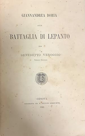 Giannandrea Doria alla Battaglia di Lepanto.