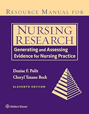 Bild des Verkufers fr Resource Manual for Nursing Research: Generating and Assessing Evidence for Nursing Practice zum Verkauf von WeBuyBooks