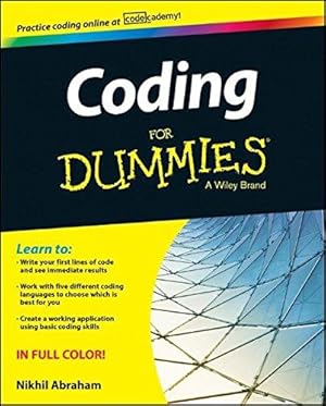 Bild des Verkufers fr Coding For Dummies zum Verkauf von WeBuyBooks