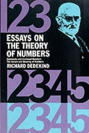 Immagine del venditore per Essays on the Theory of Numbers (Dover Books on MaTHEMA 1.4tics) venduto da WeBuyBooks