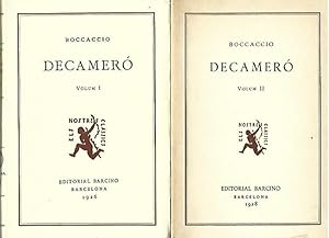 Imagen del vendedor de DECAMERO (Boccaccio) 2 Volums a la venta por LLIBRERIA TECNICA