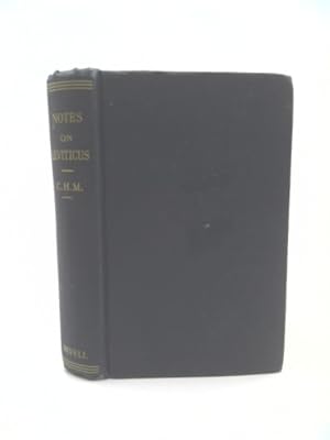 Seller image for Notes on the book of Leviticus for sale by ThriftBooksVintage
