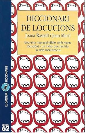 Seller image for DICCIONARI DE LOCUCIONS for sale by LLIBRERIA TECNICA