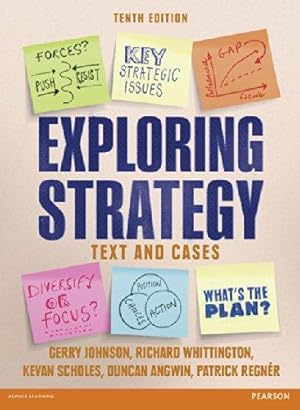 Immagine del venditore per Exploring Strategy Text & Cases venduto da WeBuyBooks