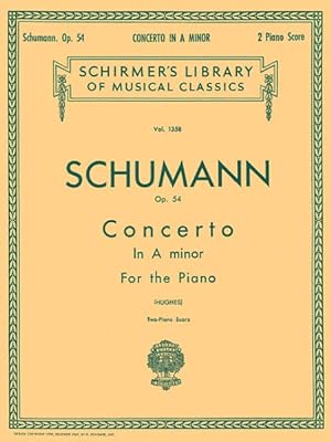 Seller image for Concerto in a Minor, Op. 54 : National Federation of Music Clubs 2014-2016 Selection Piano Duet - 2-piano Score for sale by GreatBookPrices
