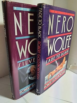 Seller image for Two Goldsborough Books: Nero Wolfe, Fade to Black; Nero Wolfe-Silver Spire for sale by Hammonds Antiques & Books