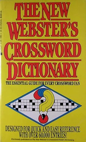 Seller image for The New Webster's Crossword Dictionary: The Essential Guide for Every Crossword Fan for sale by Kayleighbug Books, IOBA