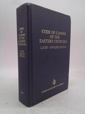 Image du vendeur pour Code of Canons of the Eastern Churches, Latin-English Edition mis en vente par ThriftBooksVintage