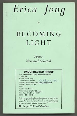Seller image for Becoming Light: Poems New and Selected for sale by Between the Covers-Rare Books, Inc. ABAA