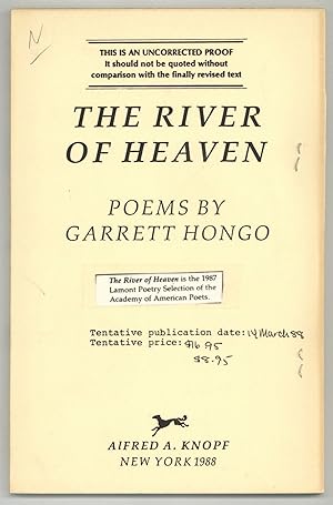 Seller image for The River of Heaven: Poems for sale by Between the Covers-Rare Books, Inc. ABAA