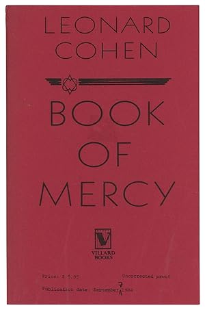 Seller image for Book of Mercy for sale by Between the Covers-Rare Books, Inc. ABAA