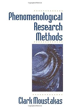 Seller image for Phenomenological Research Methods for sale by WeBuyBooks