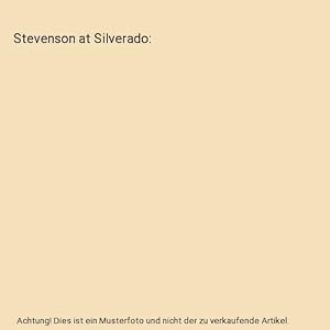 Imagen del vendedor de Stevenson at Silverado a la venta por Buchpark