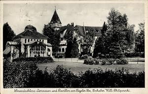 Ansichtskarte / Postkarte Berlin Reinickendorf Tegel, Strandschloss Terrassen, Pavillon, Philipowski
