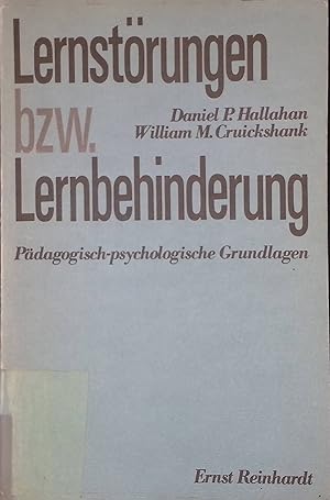 Imagen del vendedor de Lernstrungen bzw. Lernbehinderung: Pdagogisch-psychologische Grundlagen. a la venta por books4less (Versandantiquariat Petra Gros GmbH & Co. KG)