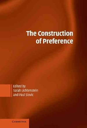 Seller image for Construction of Preference for sale by GreatBookPricesUK