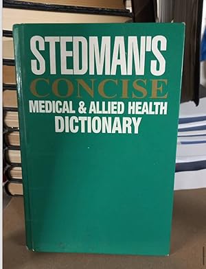 Seller image for Stedman's Concise Medical Allied Health Dictionary for sale by LawBooksellers