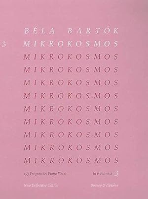 Bild des Verkufers fr Mikrokosmos Volume 3 (Pink): Piano Solo: 153 Progressive Piano Pieces: Nos. 67-96 / 153 Pieces de piano progressives / 153 Klavierstucke, vom . Definitive Edition / revidierte Ausgabe zum Verkauf von WeBuyBooks