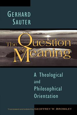 Immagine del venditore per The Question of Meaning: A Theological and Philosophical Orientation venduto da BargainBookStores