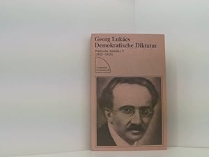 Seller image for Demokratische Diktatur Politische Aufstze V (1925 - 1929) 1925 - 1929 for sale by Book Broker