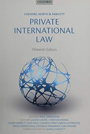 Seller image for Cheshire, North & Fawcett: Private International Law for sale by WeBuyBooks